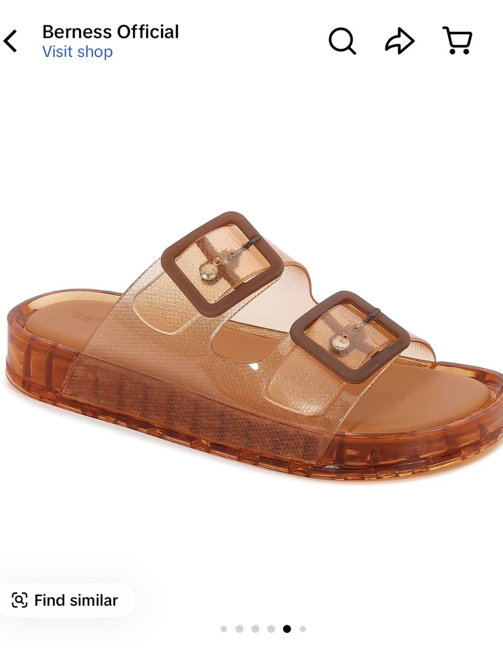 Berness Jelly Slide Sandals